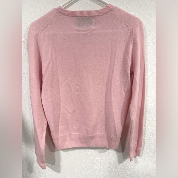 Lingua Franca “We Won’t Go Back” Pink Cashmere Sweater XS NWT - Picture 4 of 9